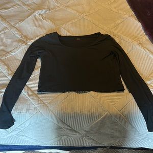 American Eagle Cropped Long Sleeve T-shirt